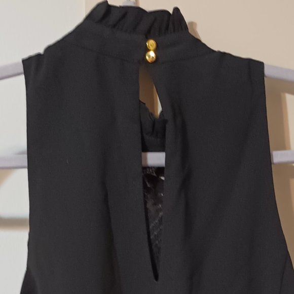 NWT ~ XOXO Black Tank Top - Picture 4 of 4